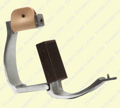 Tough-1 EZ Out Youth Safety Western Aluminum Stirrups – 2.5" Neck, Sold As Pair