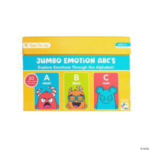 Jumbo ABC Emotions Activity Cards Set